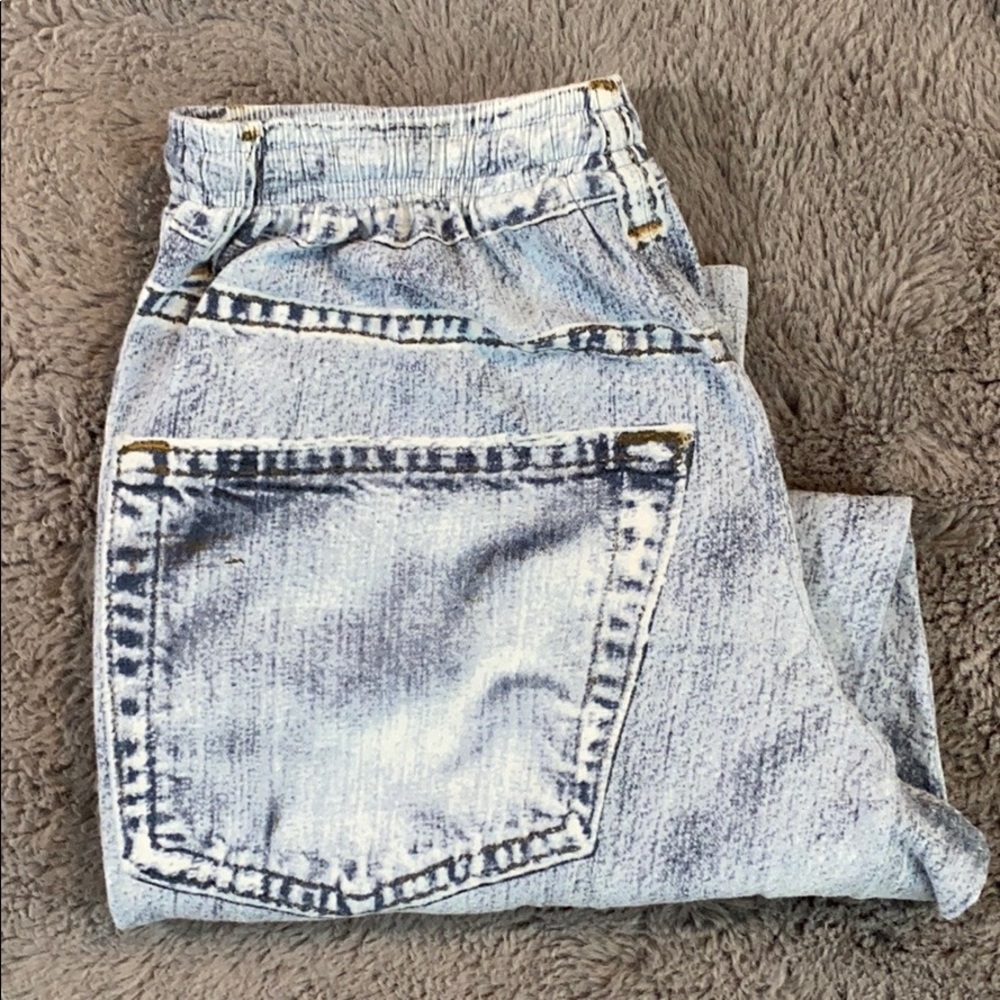 **SOLD** Lounge/sleep pants. Faux denim